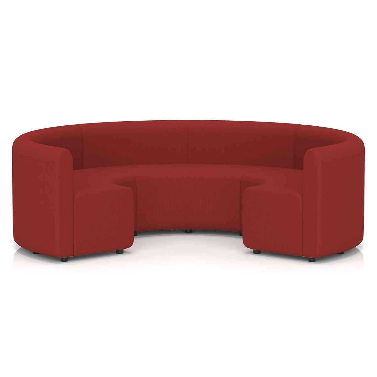 Commercial circular booth seating low back – Extent