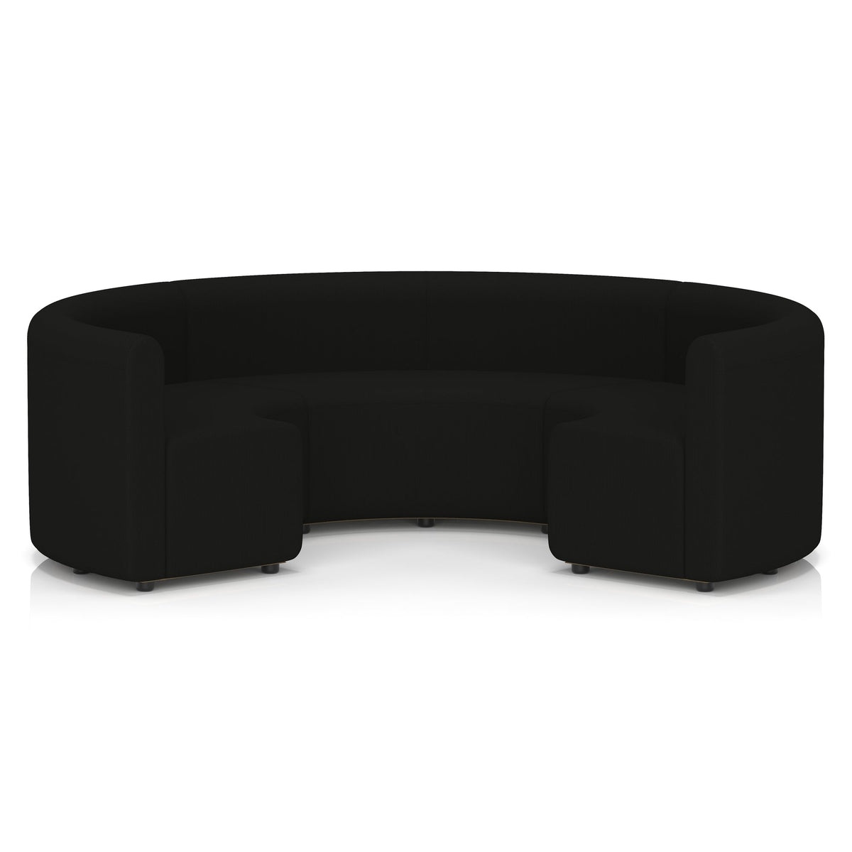 Commercial circular booth seating low back – Forward