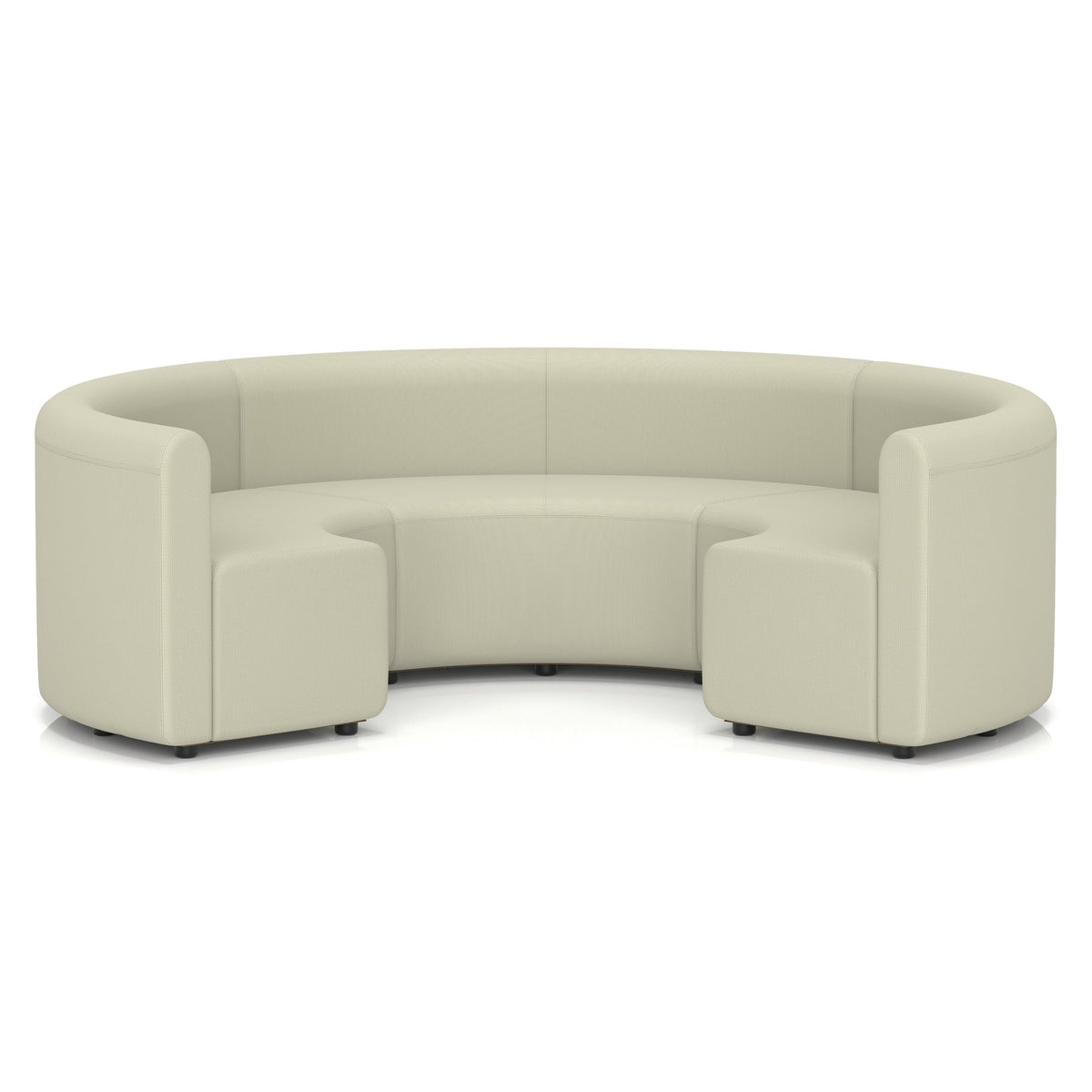 Commercial circular booth seating low back – Futurist