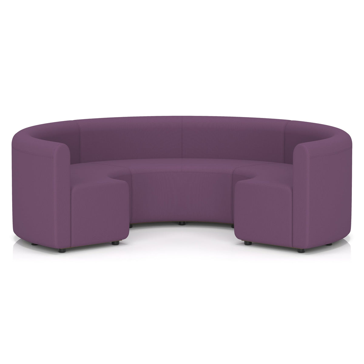 Commercial circular booth seating low back – Prime