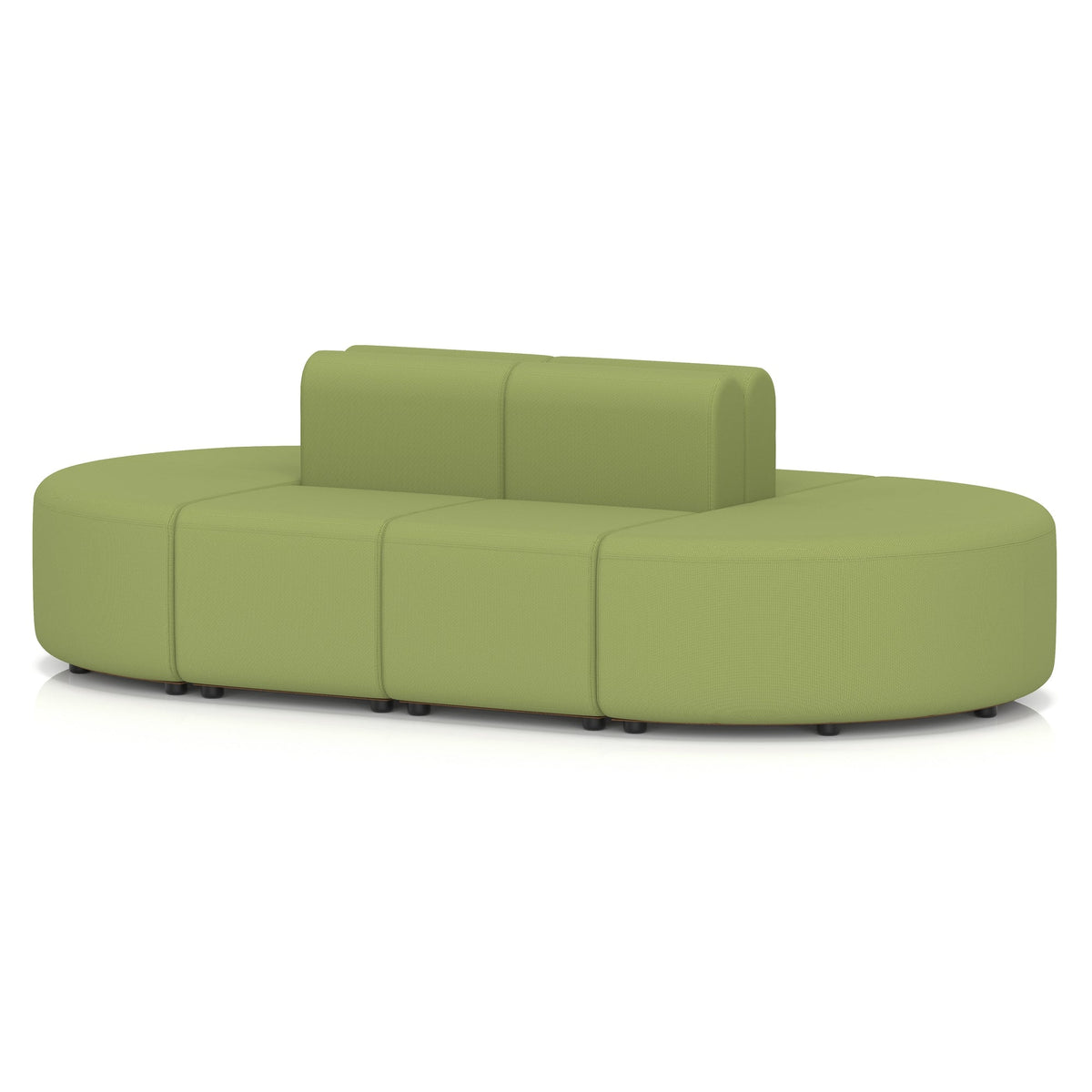 Commercial capsule island seating 8 seater low back in Era upholstery