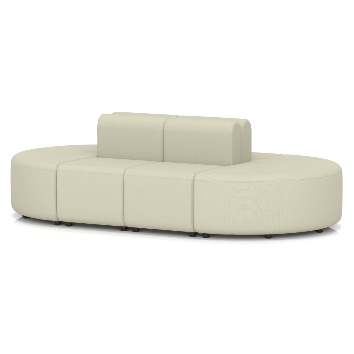 Commercial capsule island seating 8 seater low back – Futurist