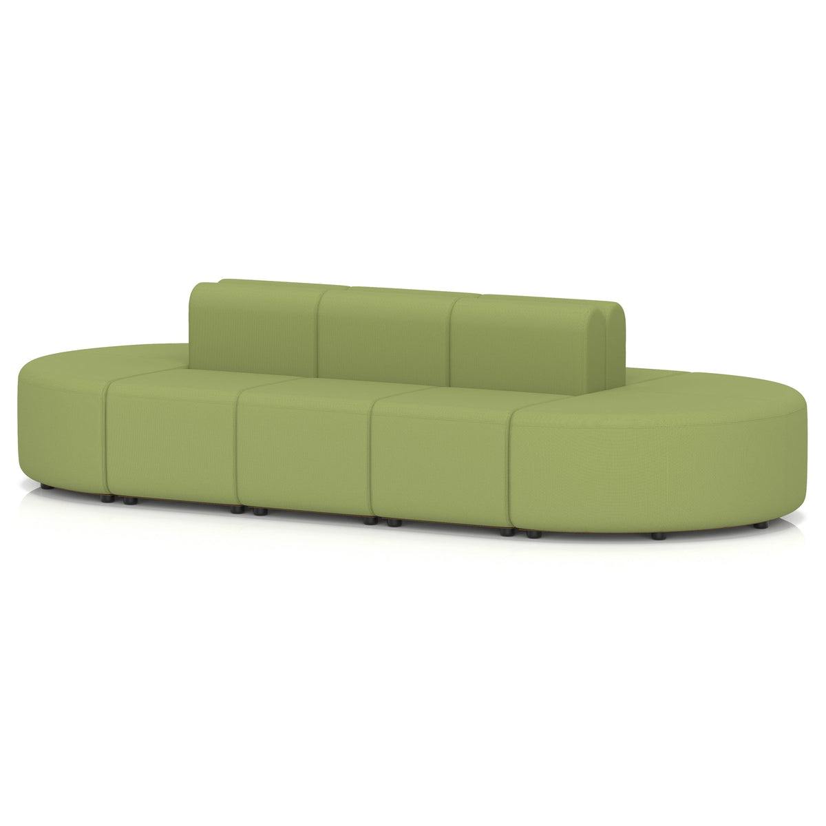 Commercial capsule island seating 10 seater low back in Era upholstery