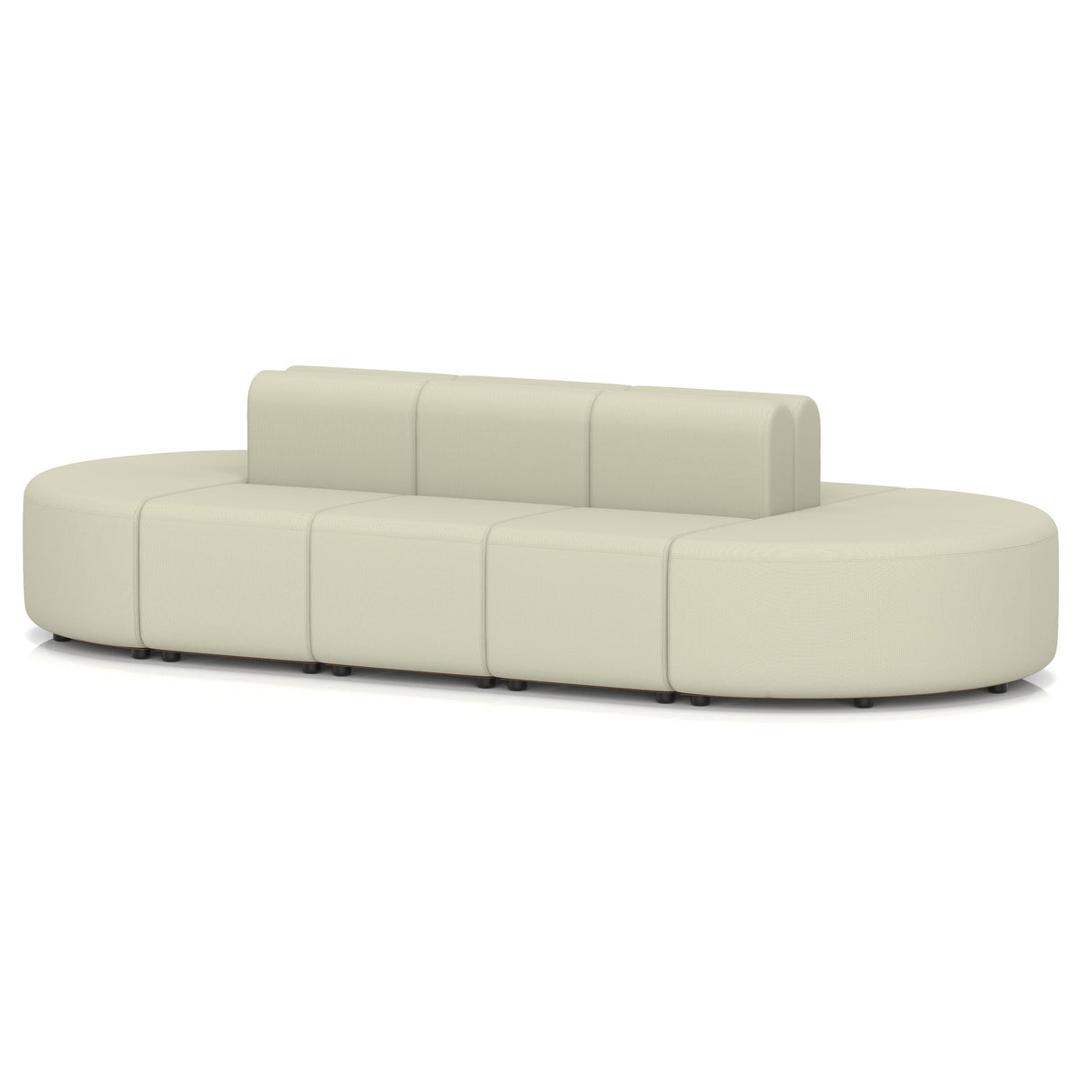 Commercial capsule island seating 10 seater low back – Futurist