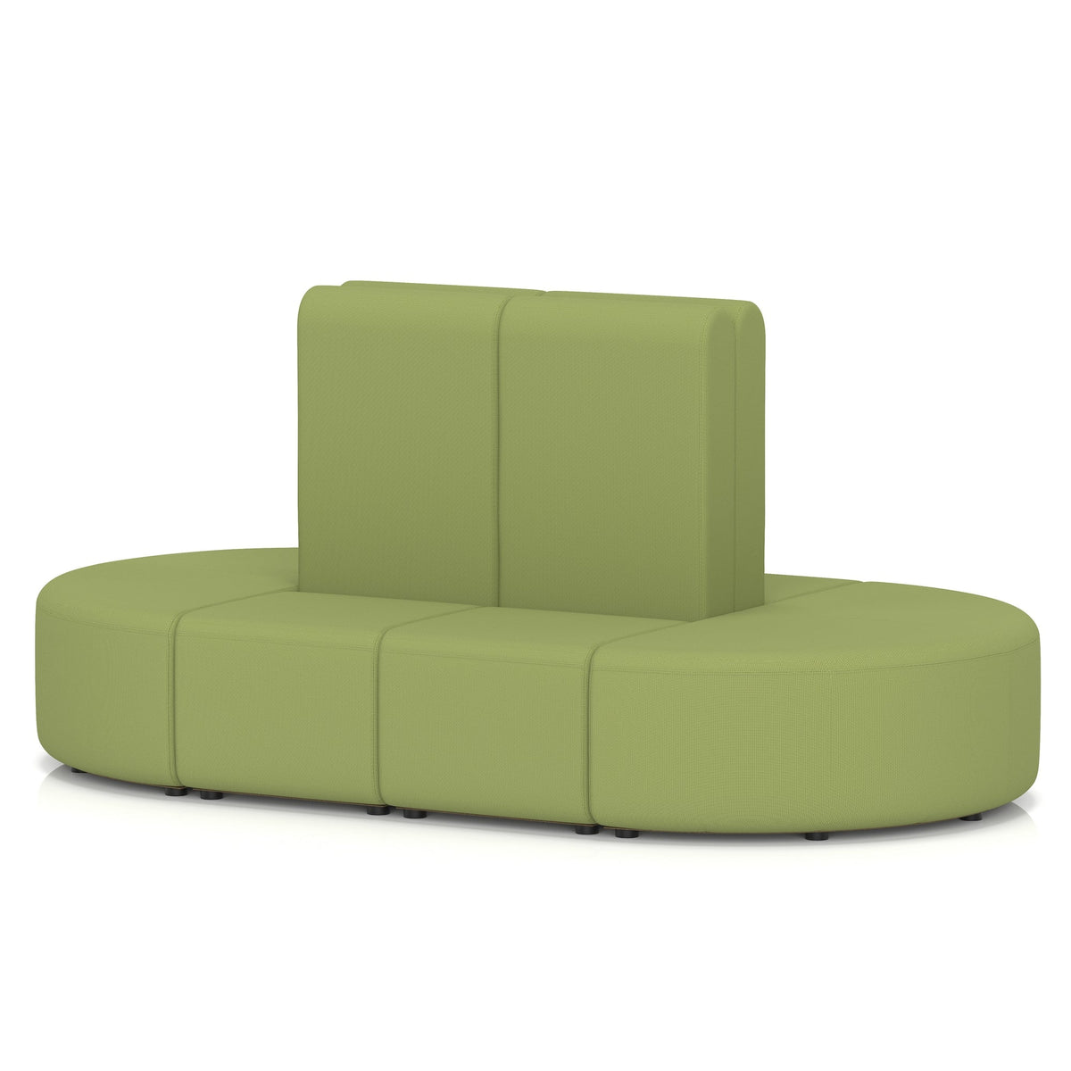 Commercial capsule island seating 8 seater high back in Era upholstery