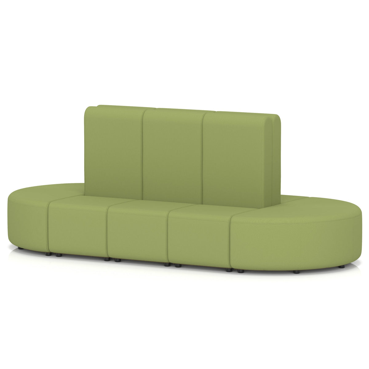 Commercial capsule island seating 10 seater high back in Era upholstery