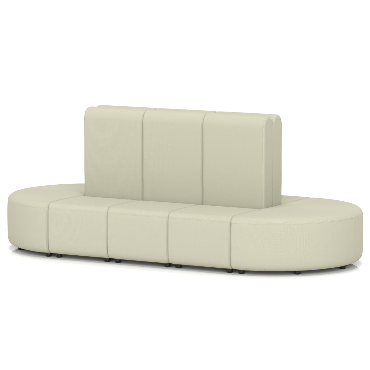 Commercial capsule island seating 10 seater high back – Futurist
