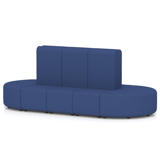 Commercial Capsule Island Seating – 10 Seater High Back – Crib 5 Perennial - Industrious Decor