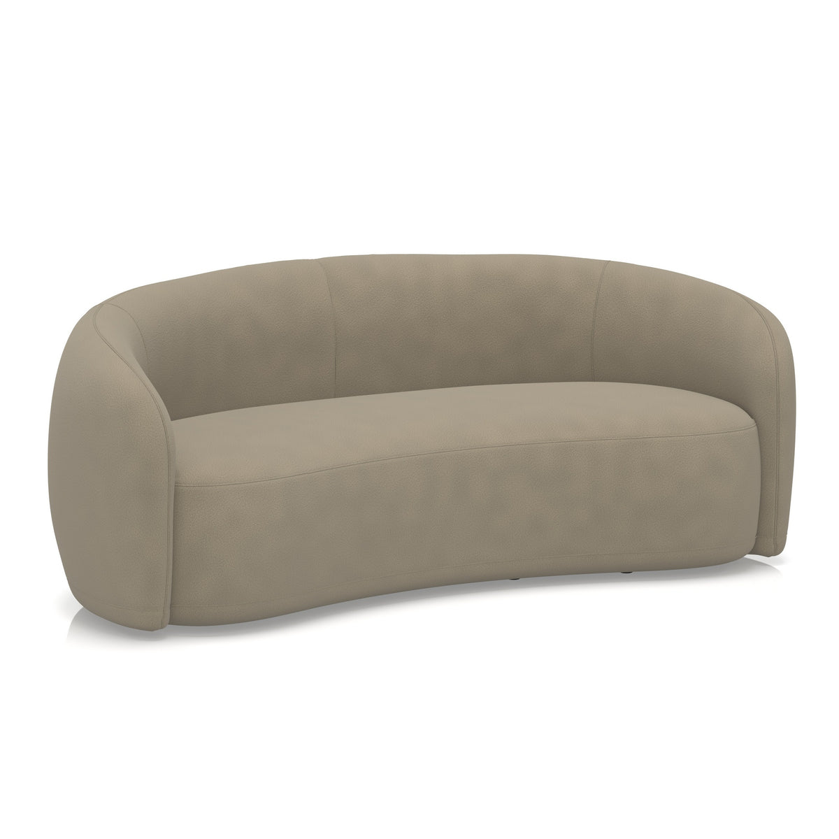 Jodie Bespoke Curved Sofa – Como Fabric Otto - Industrious Decor