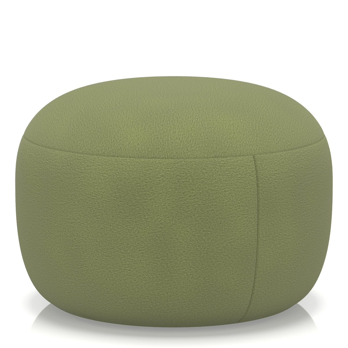 Jodie Bespoke Footstool – Como Fabric Beetle - Industrious Decor