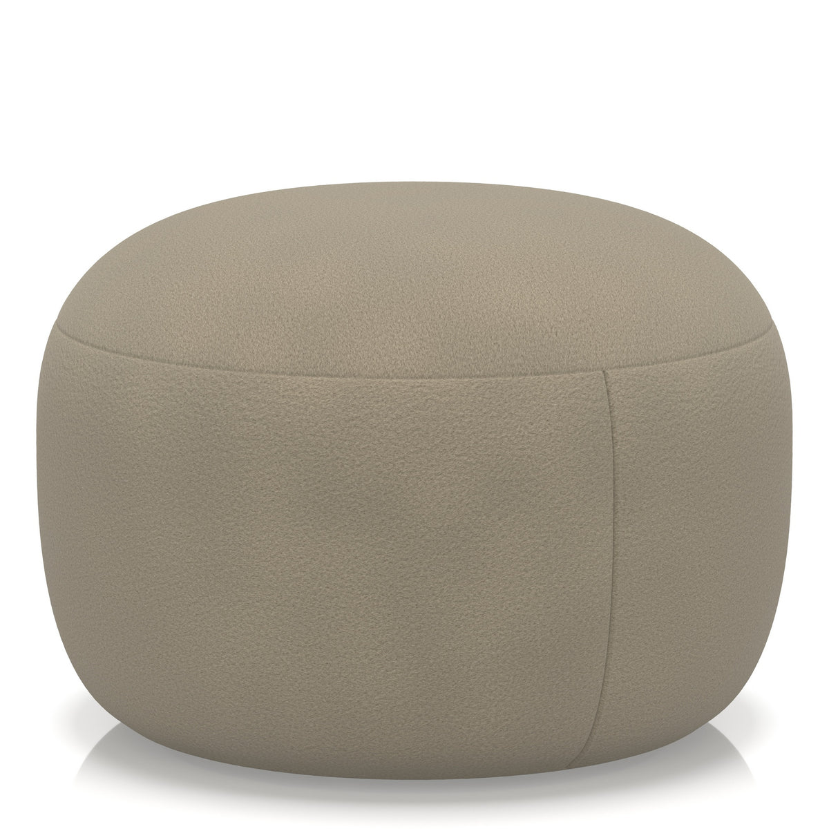 Jodie Bespoke Footstool – Como Fabric Otto - Industrious Decor