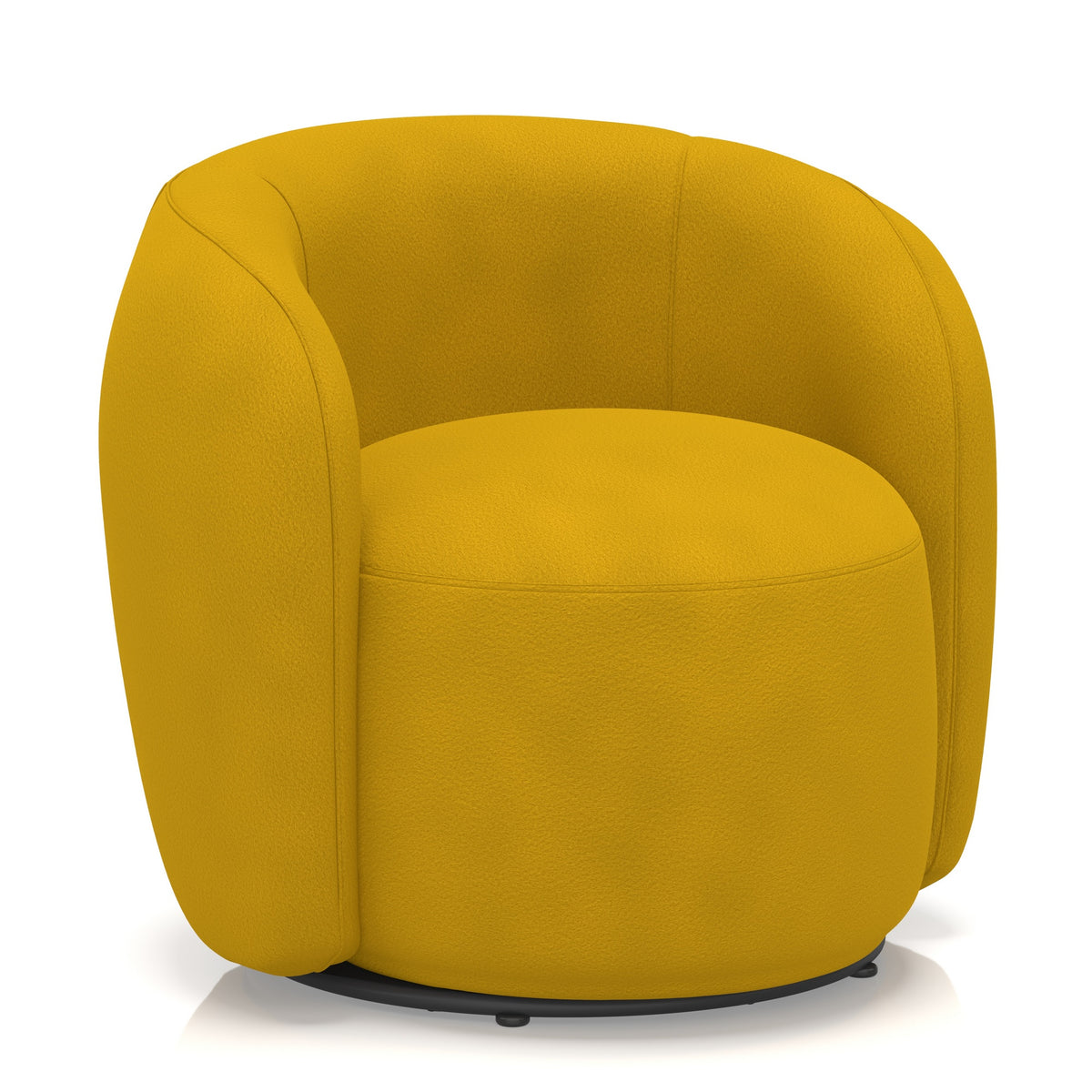 Jodie Bespoke Swivel Accent Chair – Como Fabric Sunburst - Industrious Decor