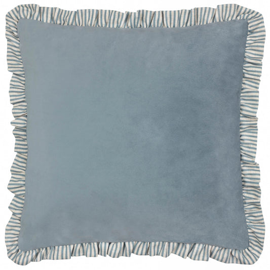 Stripped Ruffle Cushion
