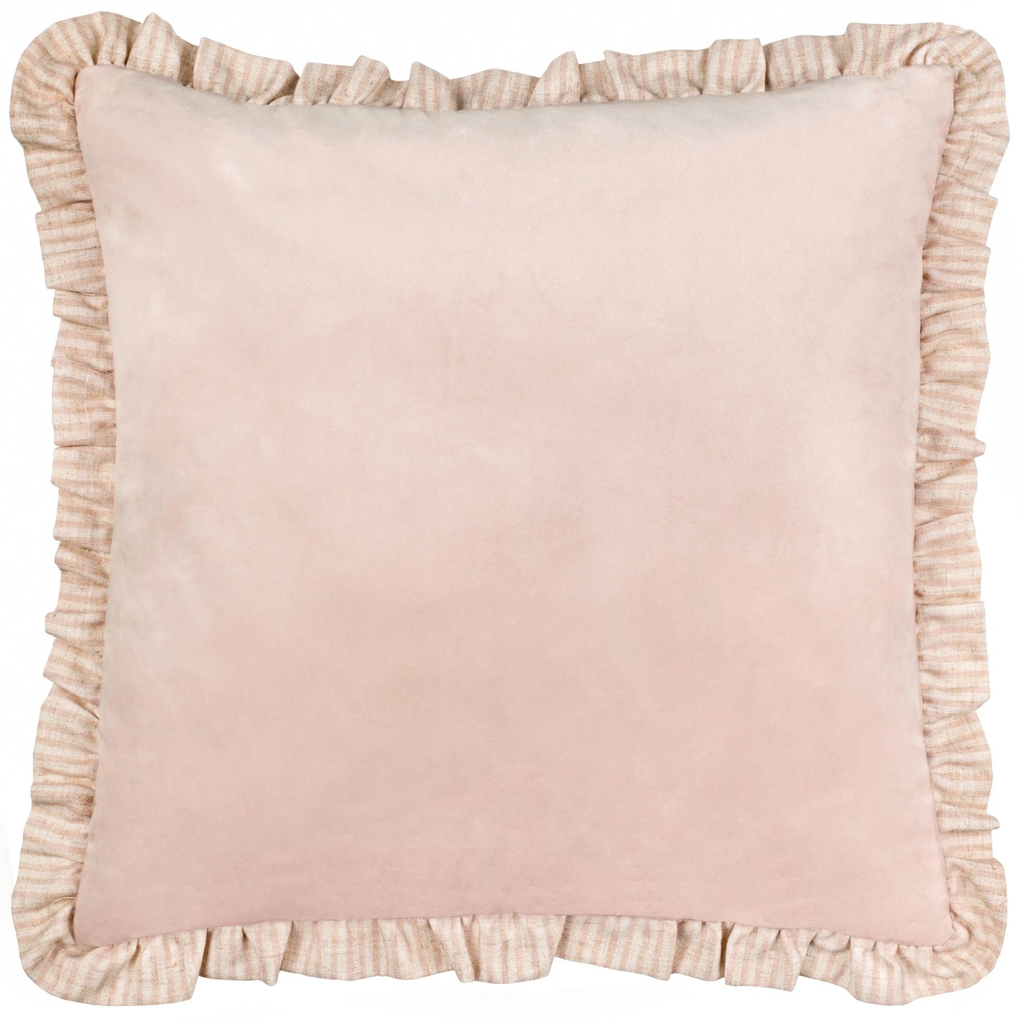Stripped Ruffle Cushion