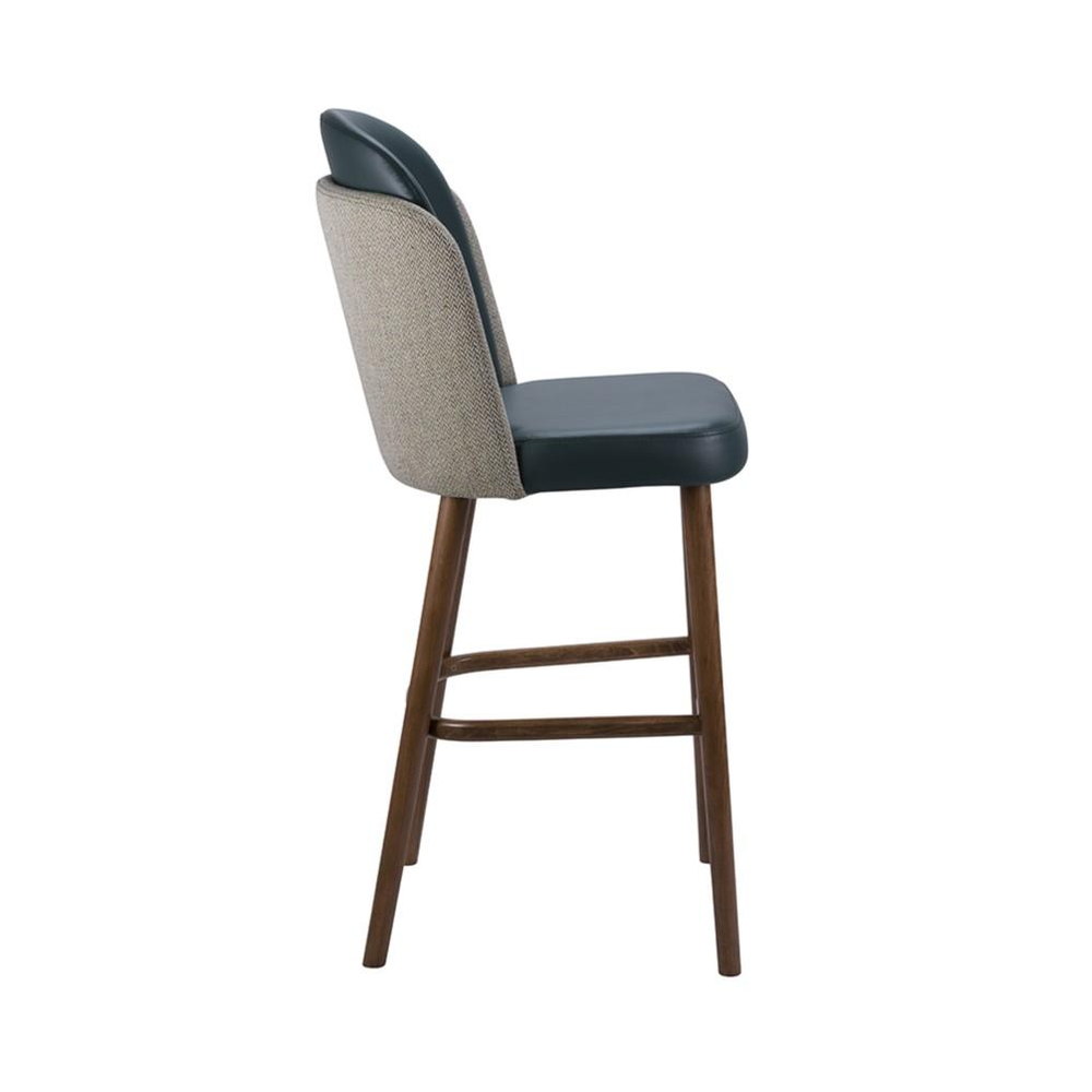Saxton Upholstered Bar Chair - Industrious Decor