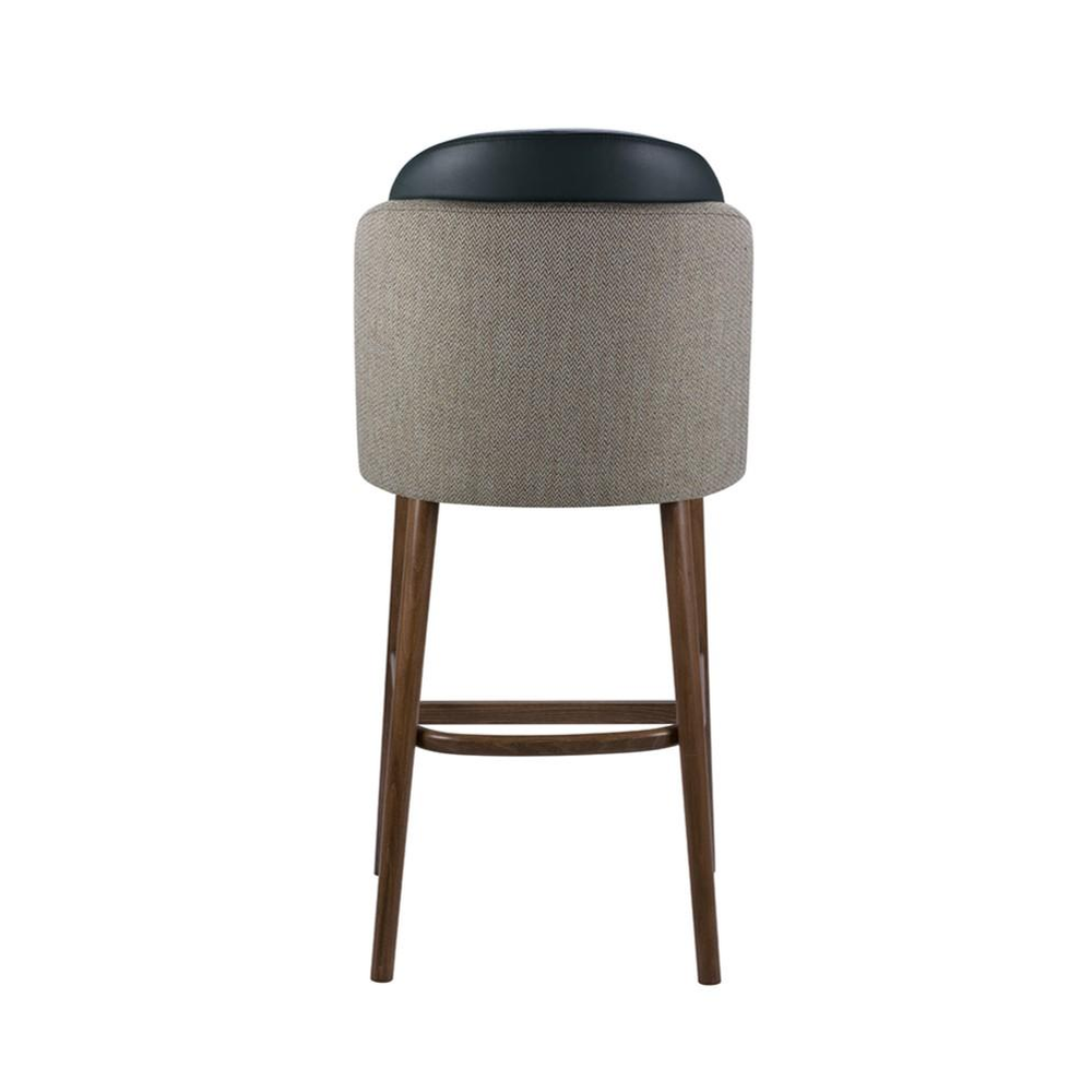 Saxton Upholstered Bar Chair - Industrious Decor