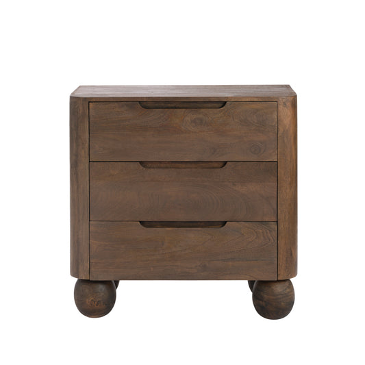 Bali Chest of Drawers Dark Stain - Industrious Decor