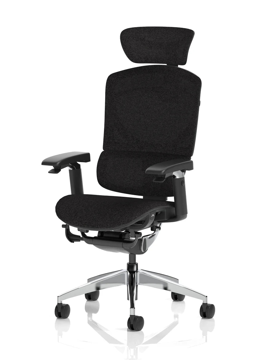 Wexford 24Hr High Back Mesh Ergonomic Task Chair | Synchro Tilt | Anti-Shock | Adjustable Headrest - Industrious Decor