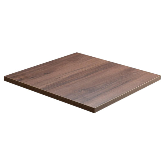 Tobacco Walnut Effect Square Table Top - Industrious Decor