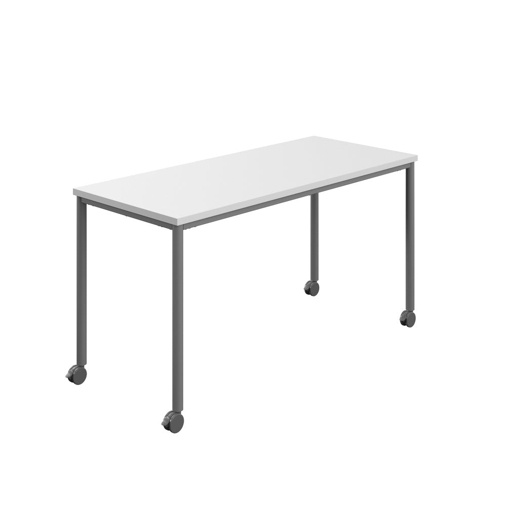 Edren Mobile Rectangular Table - Industrious Decor