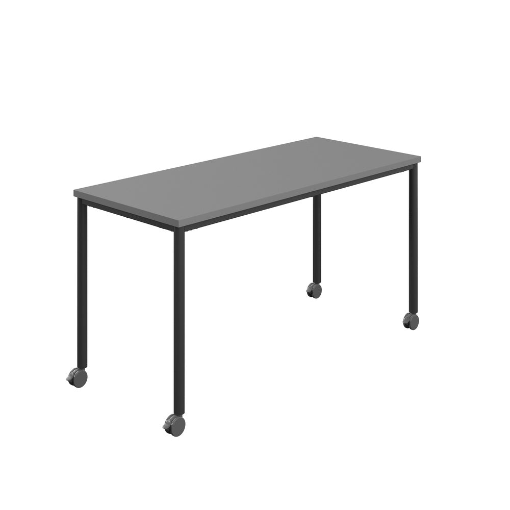 Edren Mobile Rectangular Table - Industrious Decor