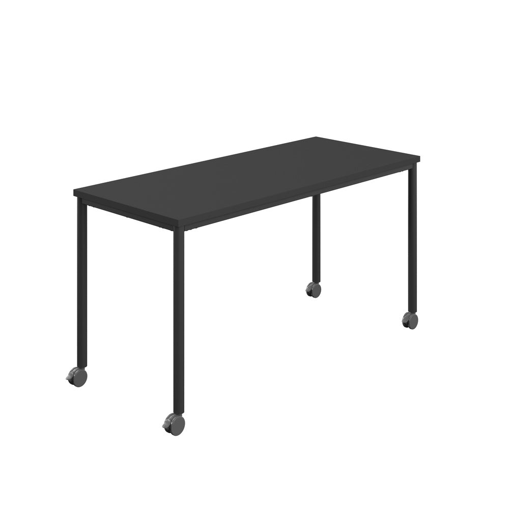 Edren Mobile Rectangular Table - Industrious Decor