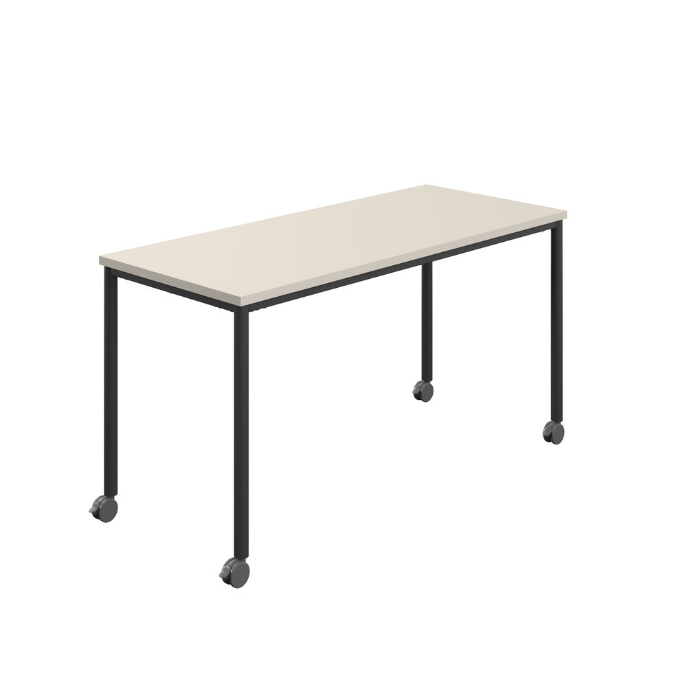 Edren Mobile Rectangular Table - Industrious Decor