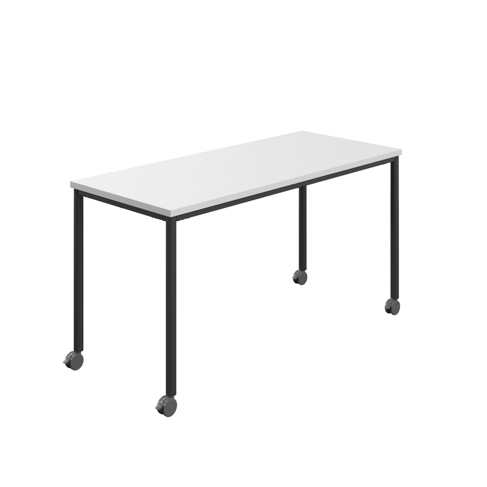 Edren Mobile Rectangular Table - Industrious Decor