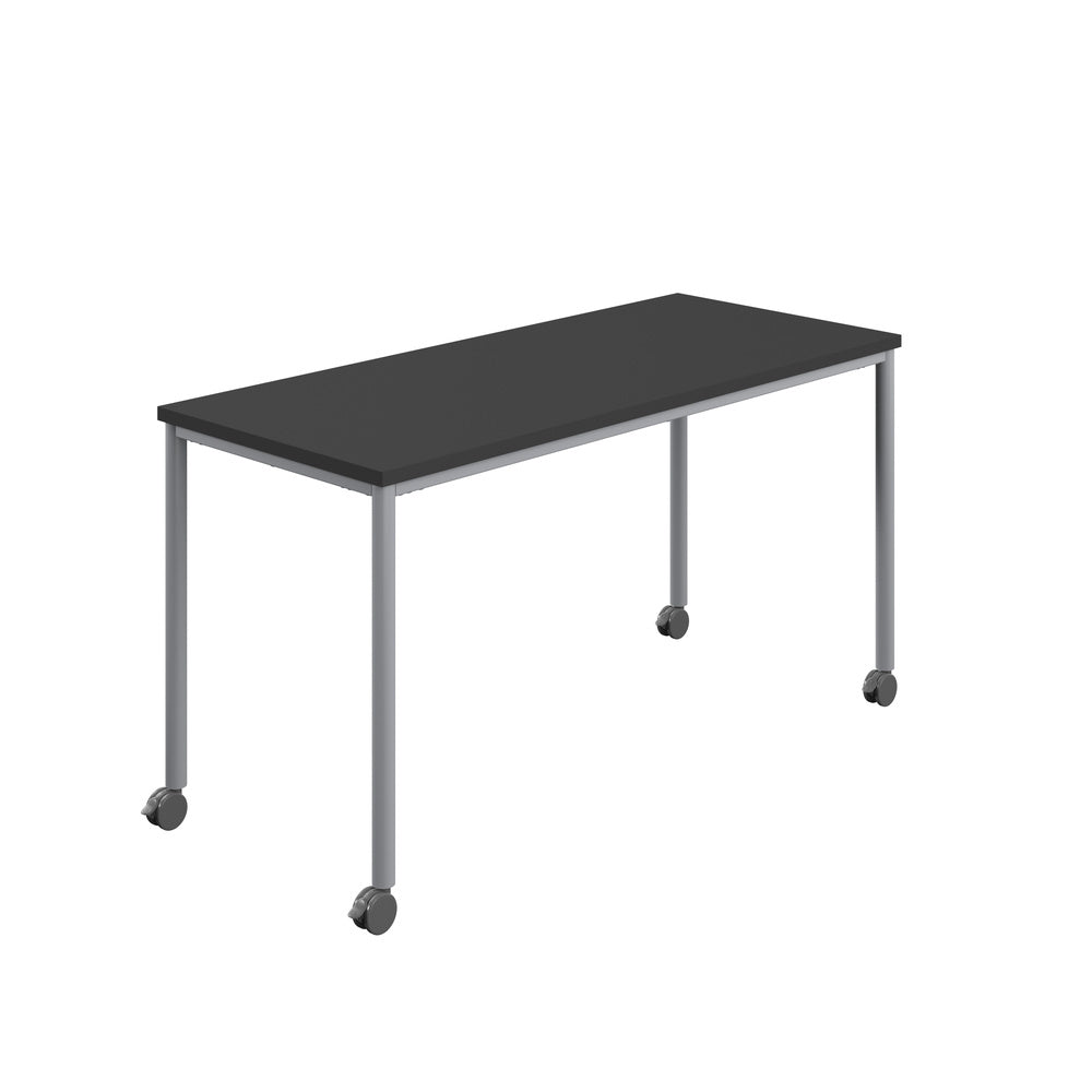 Edren Mobile Rectangular Table - Industrious Decor