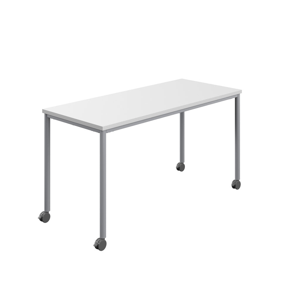 Edren Mobile Rectangular Table - Industrious Decor