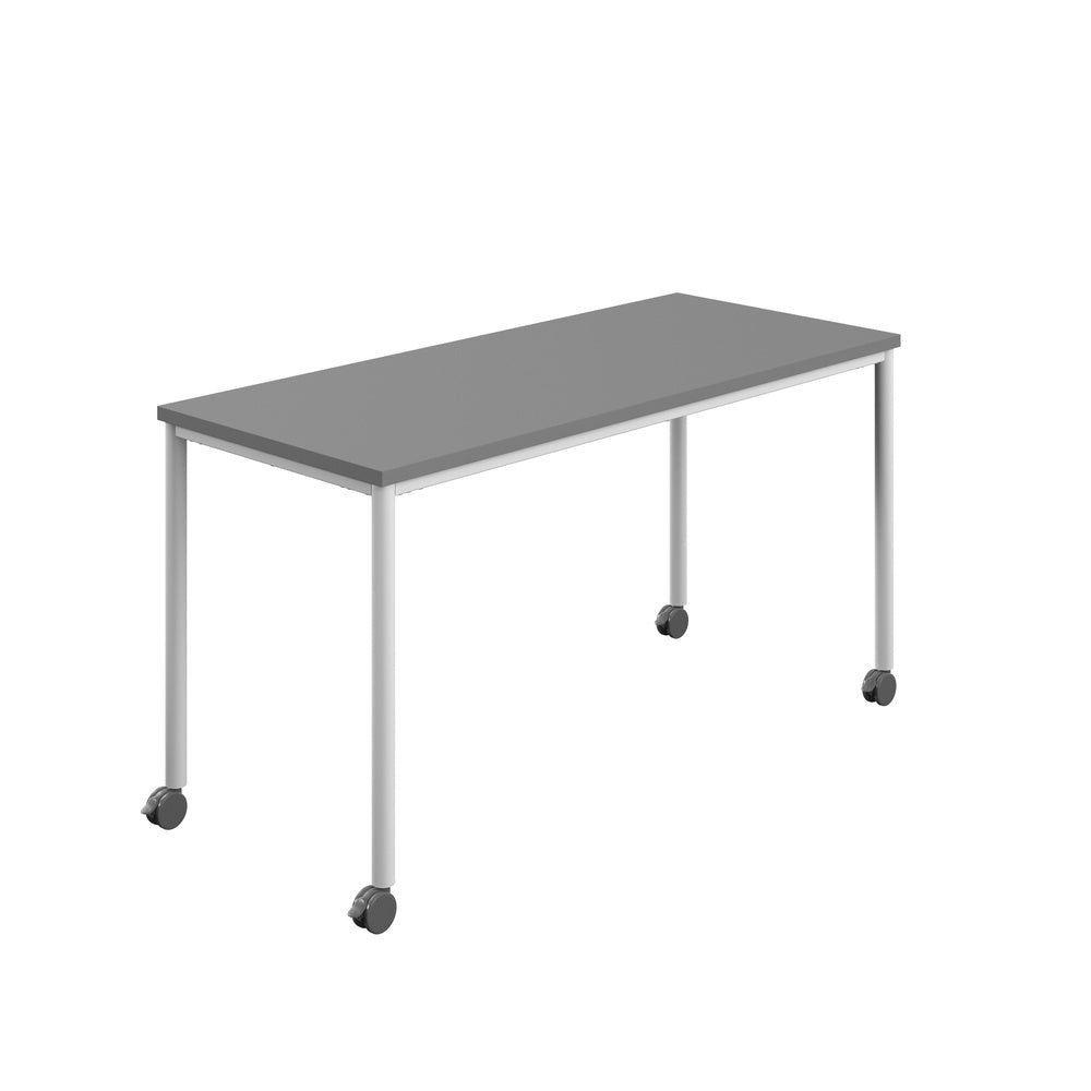 Edren Mobile Rectangular Table - Industrious Decor