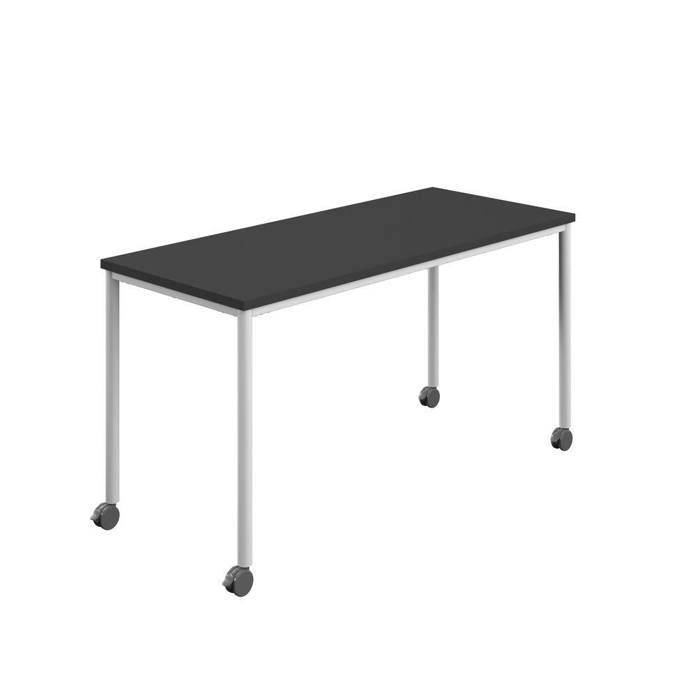 Edren Mobile Rectangular Table - Industrious Decor