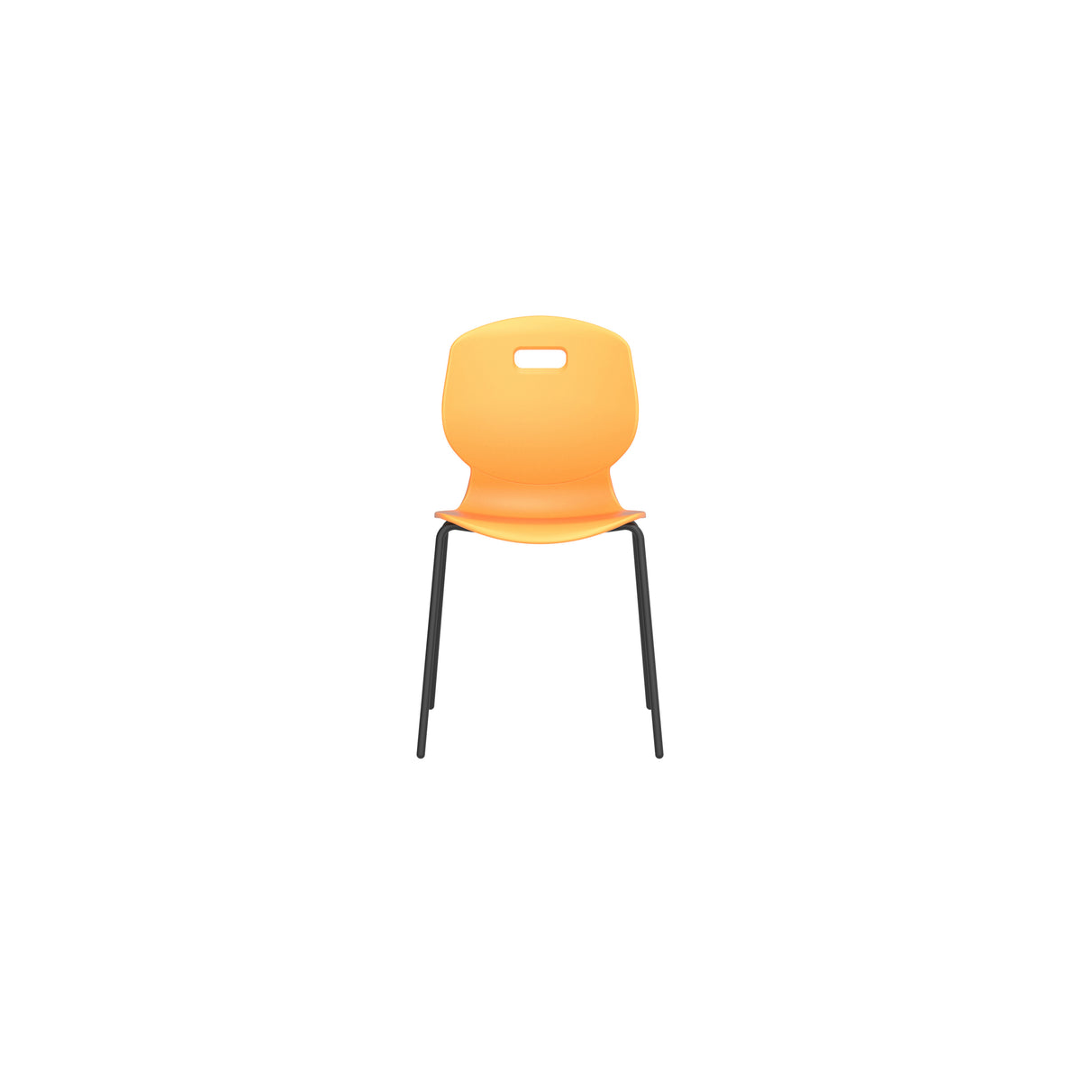 Edren Four-Leg Classroom Chair Marigold - Industrious Decor