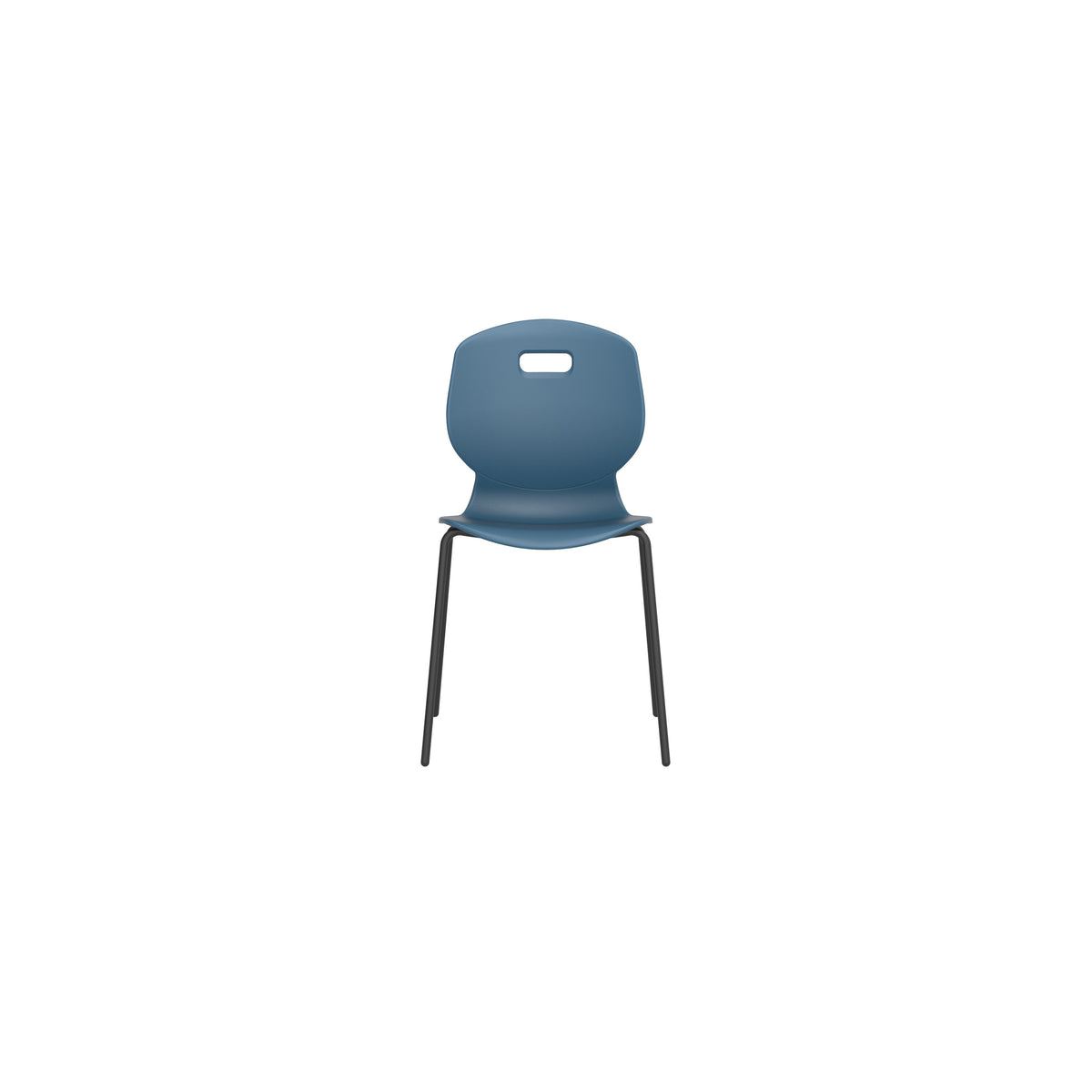 Edren Four-Leg Classroom Chair Steel Blue - Industrious Decor