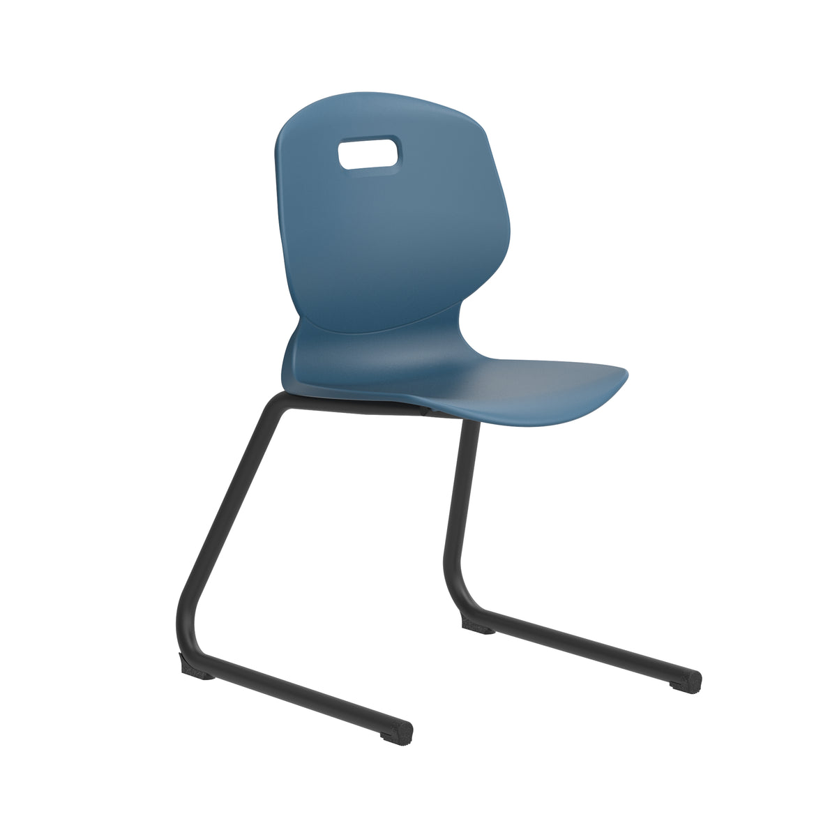 Edren Reverse-Cantilever Classroom Chair Steel Blue - Industrious Decor