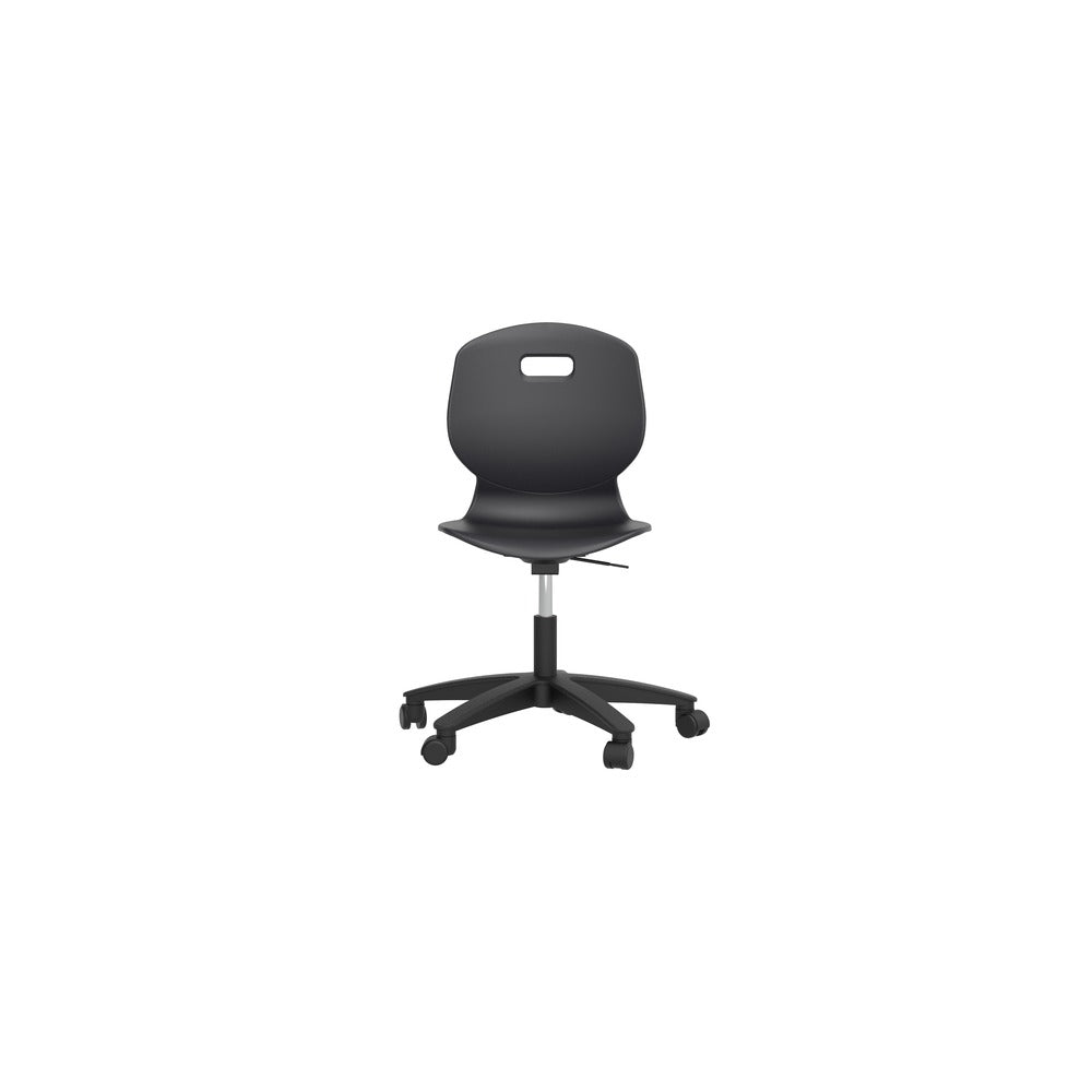 Edren Swivel Classroom Chair Size 6 Anthracite - Industrious Decor