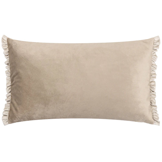 Velvet Ruffle Cushion