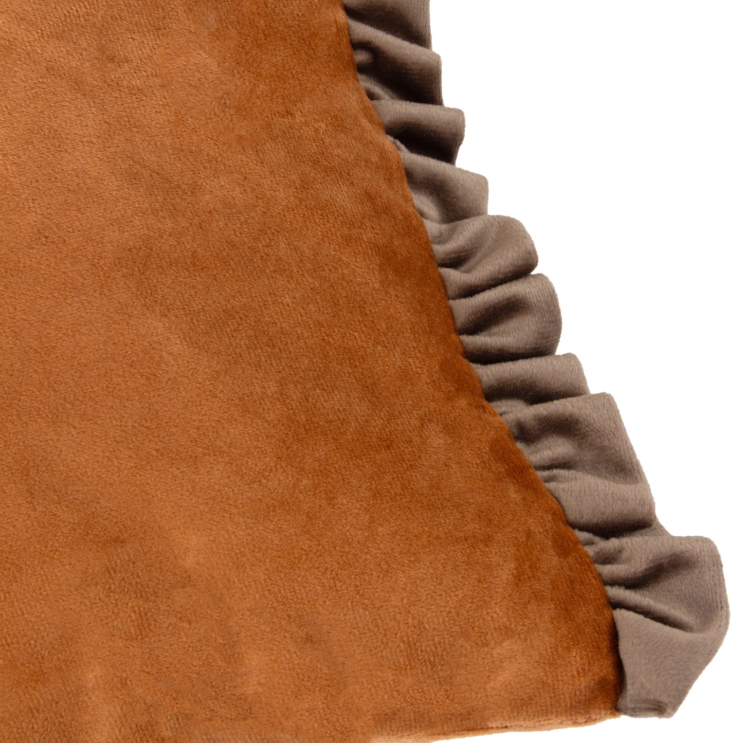 Velvet Ruffle Cushion