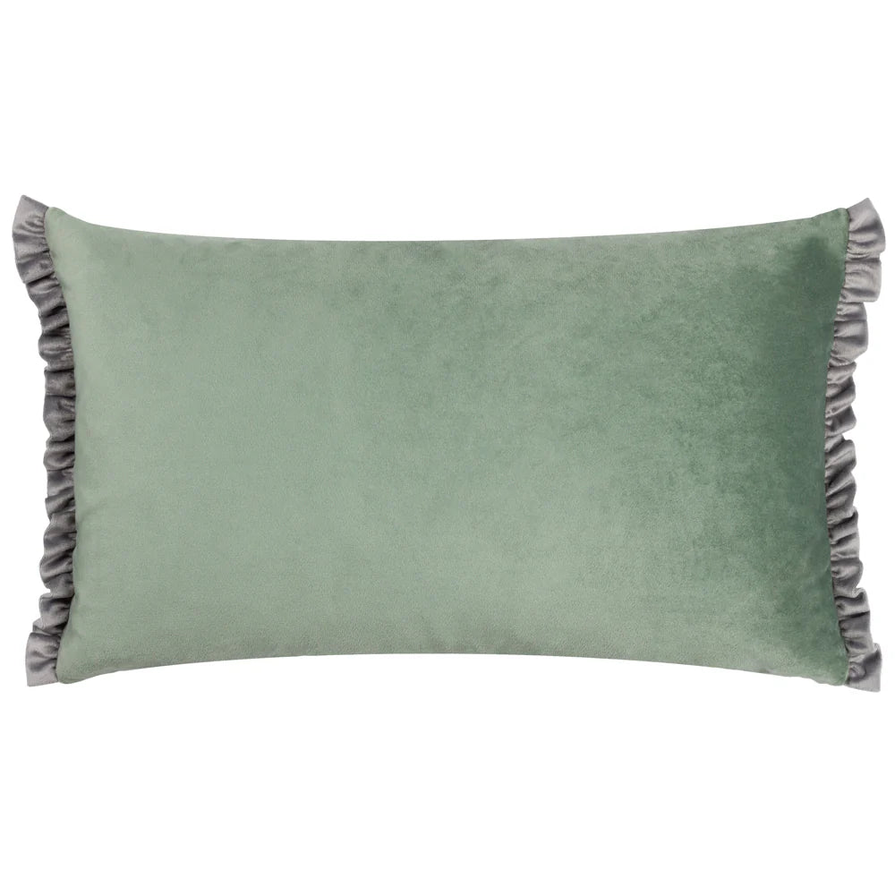 Velvet Ruffle Cushion