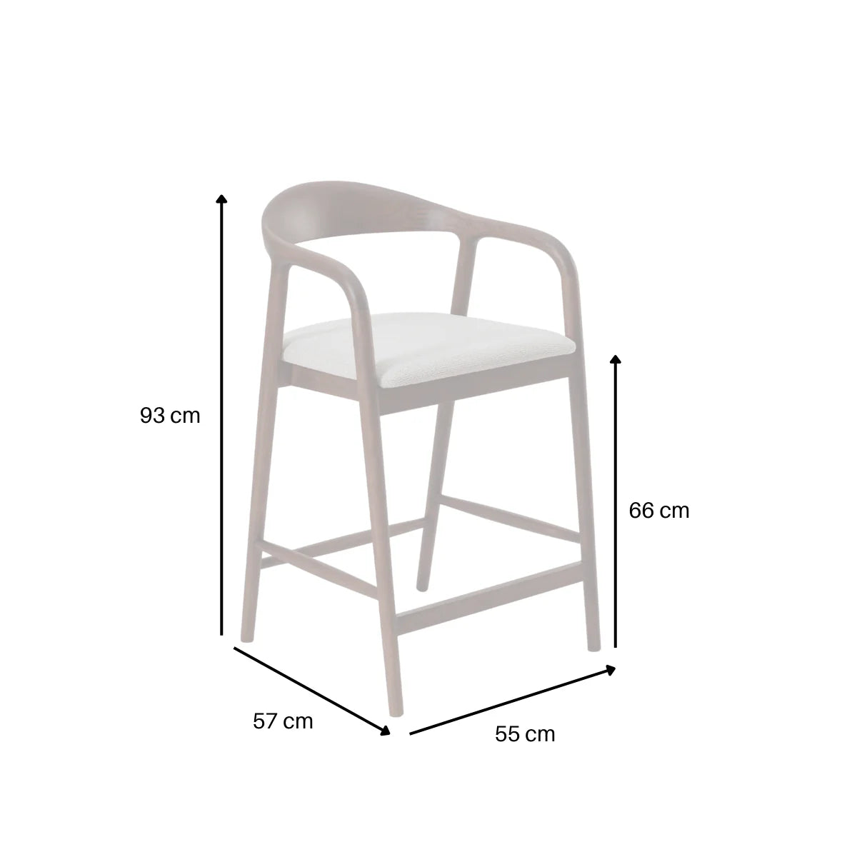 Ronnie Bar Stool - Industrious Decor