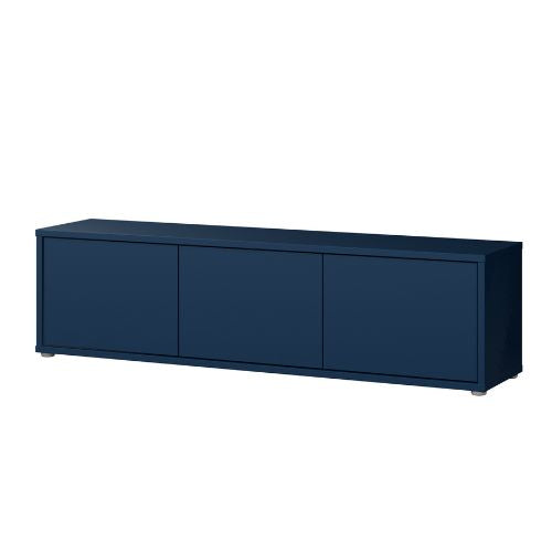 Bloc Wide TV Cabinet in Night Blue - Industrious Decor
