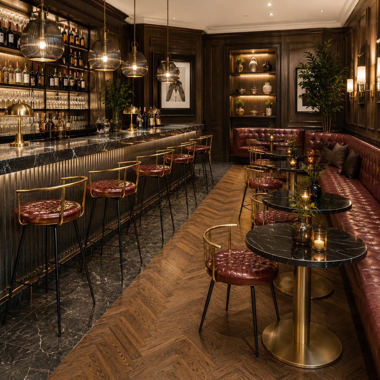 Berwick Cocktail Stool - Industrious Decor