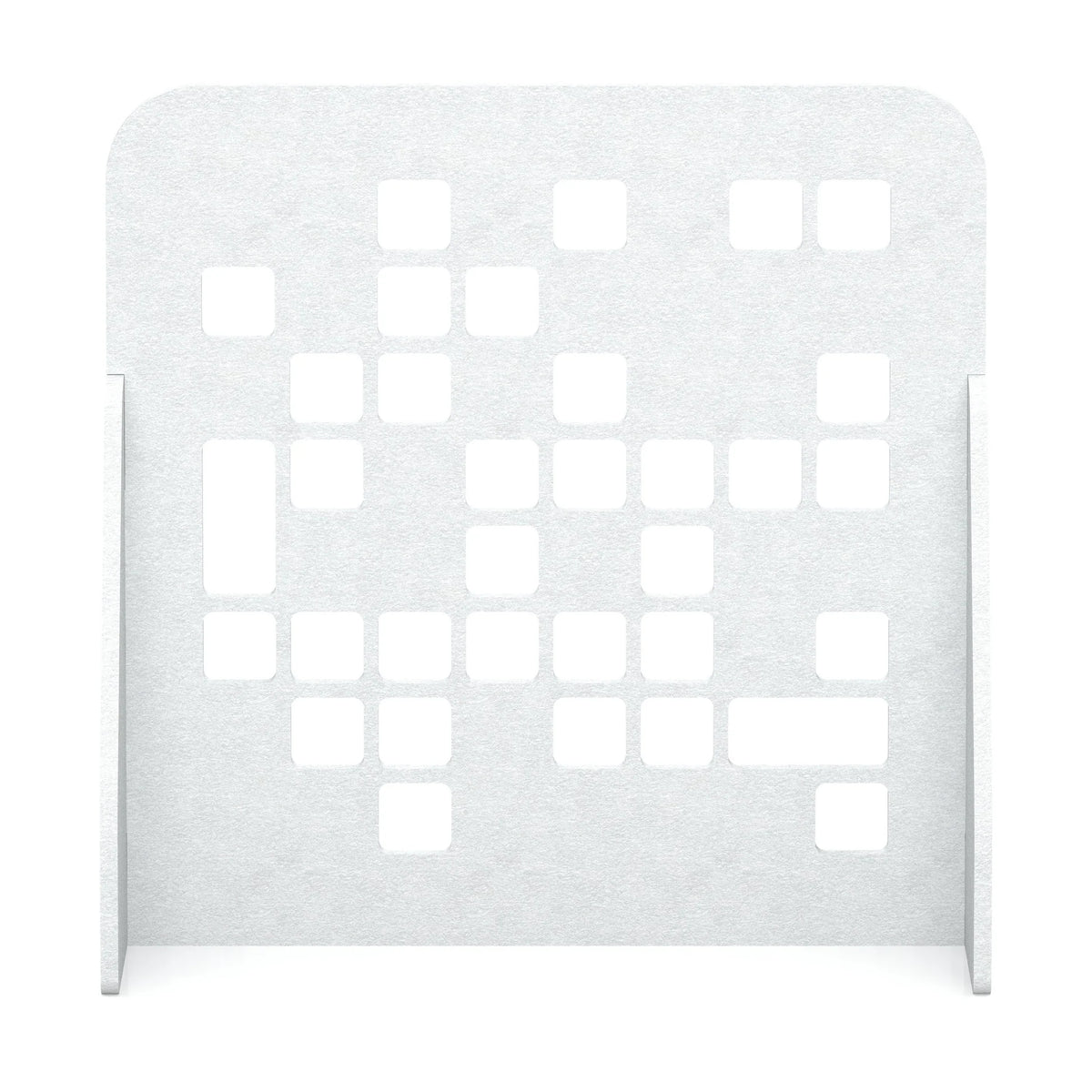 Soren Acoustic Floor Standing Screen White Block - Industrious Decor