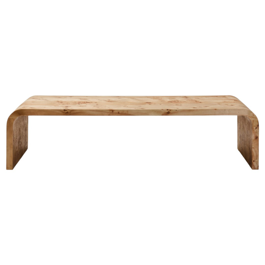 Burl Coffee Table - Industrious Decor
