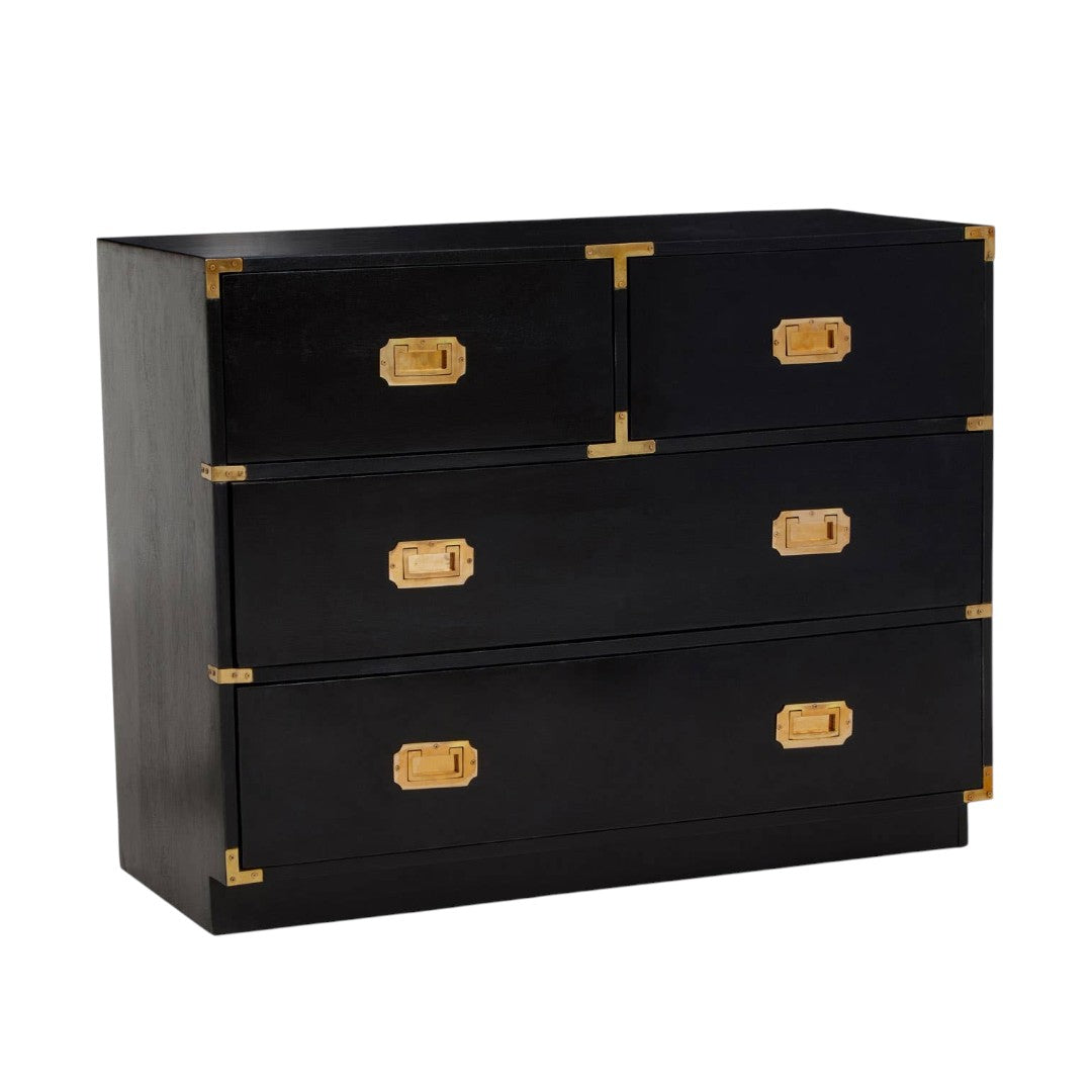 Campaign 4-Drawer Chest - Industrious Decor