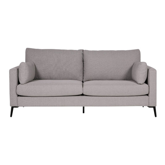Camden 3 Seater CRIB 5 contract sofa in greige woven fabric — W 1950mm x H 875mm x D 890mm, for hotel lobbies and serviced apartment living areas