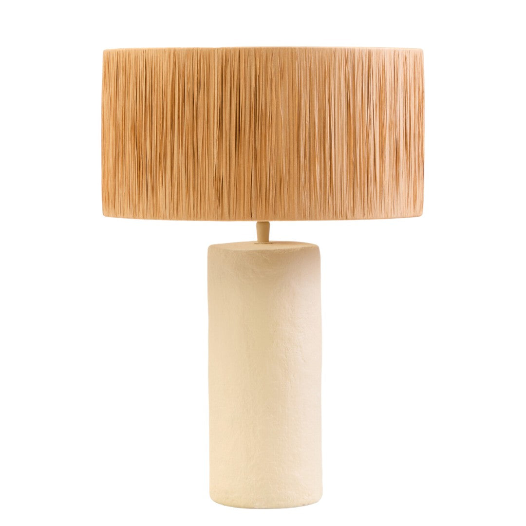 Kay Raffia Table Lamp - Industrious Decor