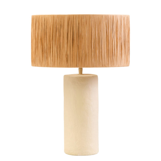 Kay Raffia Table Lamp - Industrious Decor