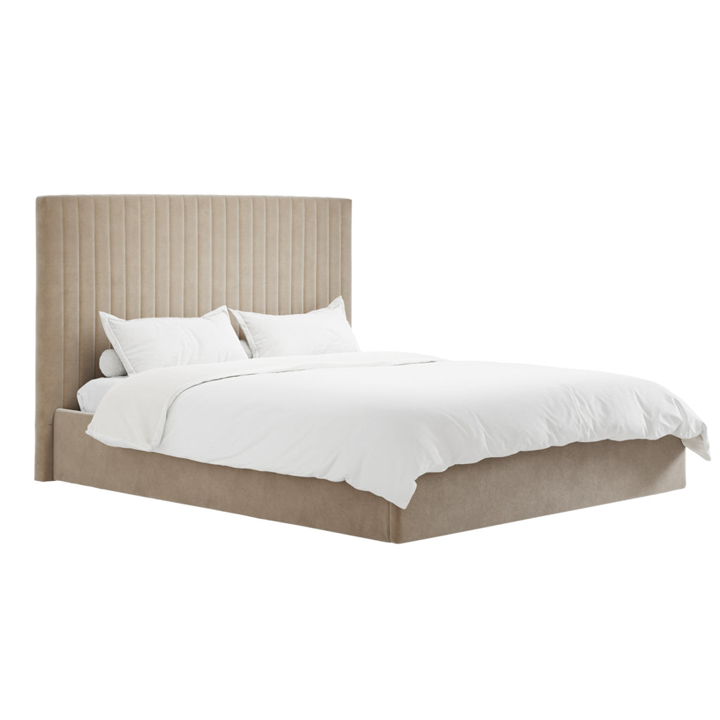 Cheshire Ottoman Bed Super King Fawn - Industrious Decor