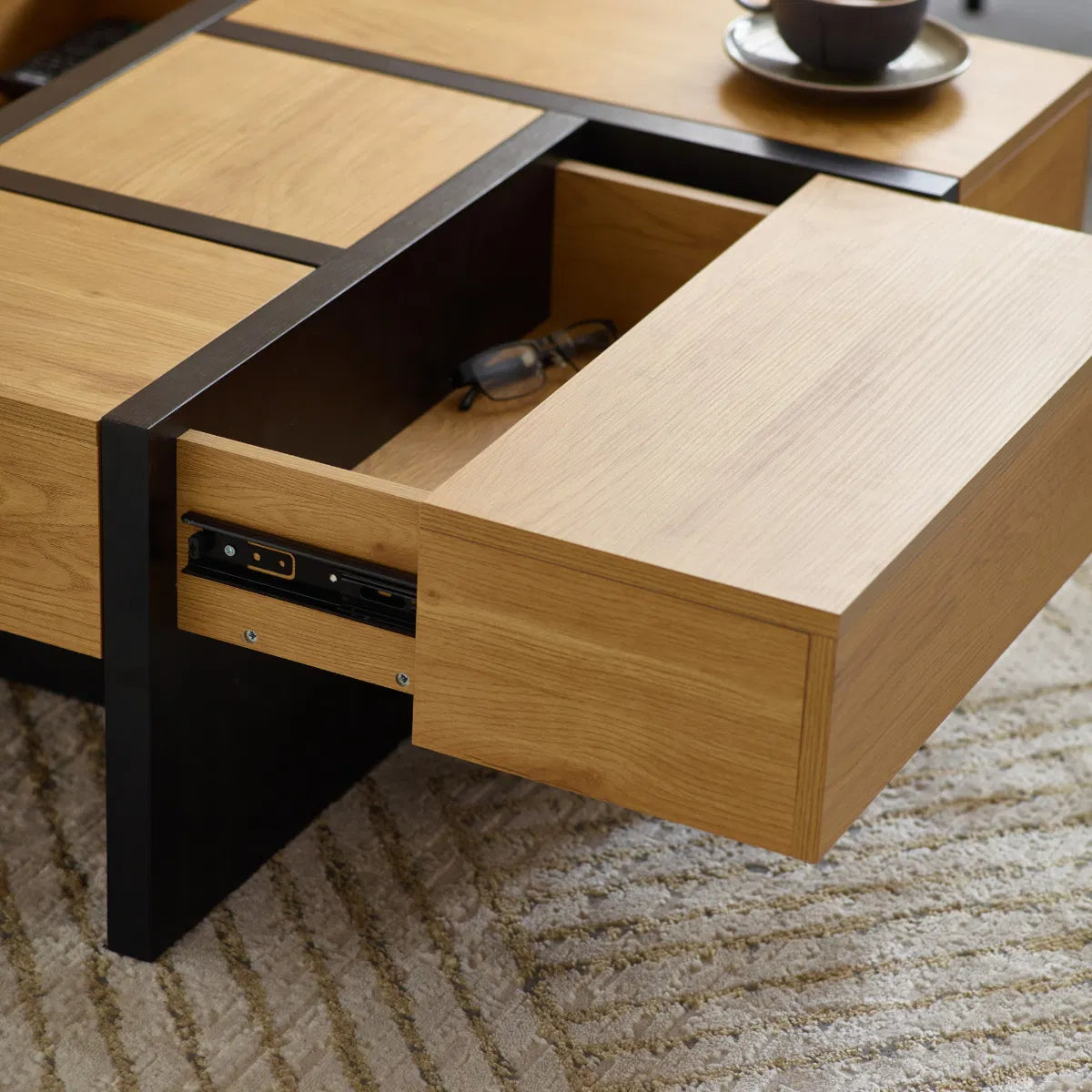 Modular Storage Coffee Table - Industrious Decor